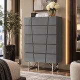 Gray 5-Drawer Chest | OROA Modern Chrysler