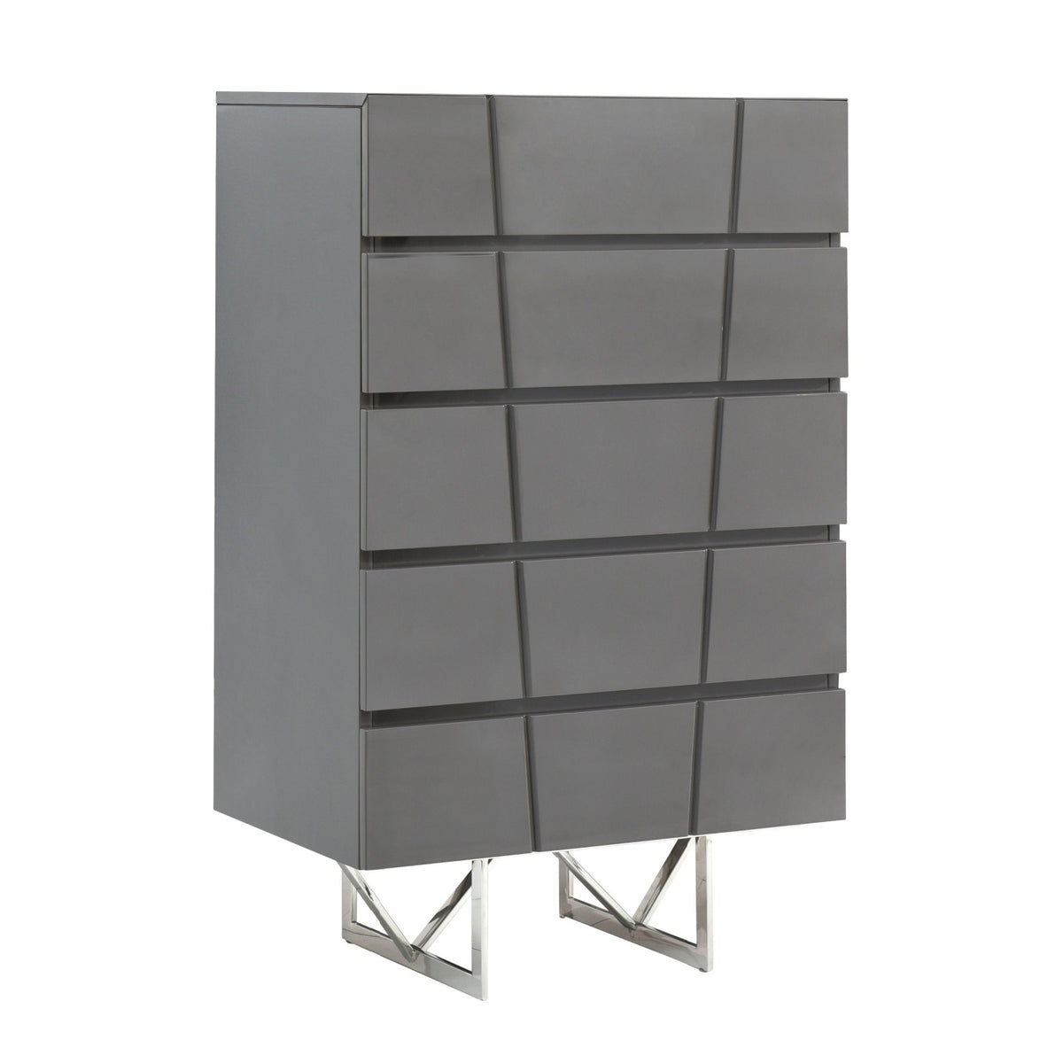Gray 5-Drawer Chest | OROA Modern Chrysler