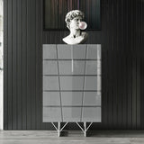 Gray 5-Drawer Chest | OROA Modern Chrysler