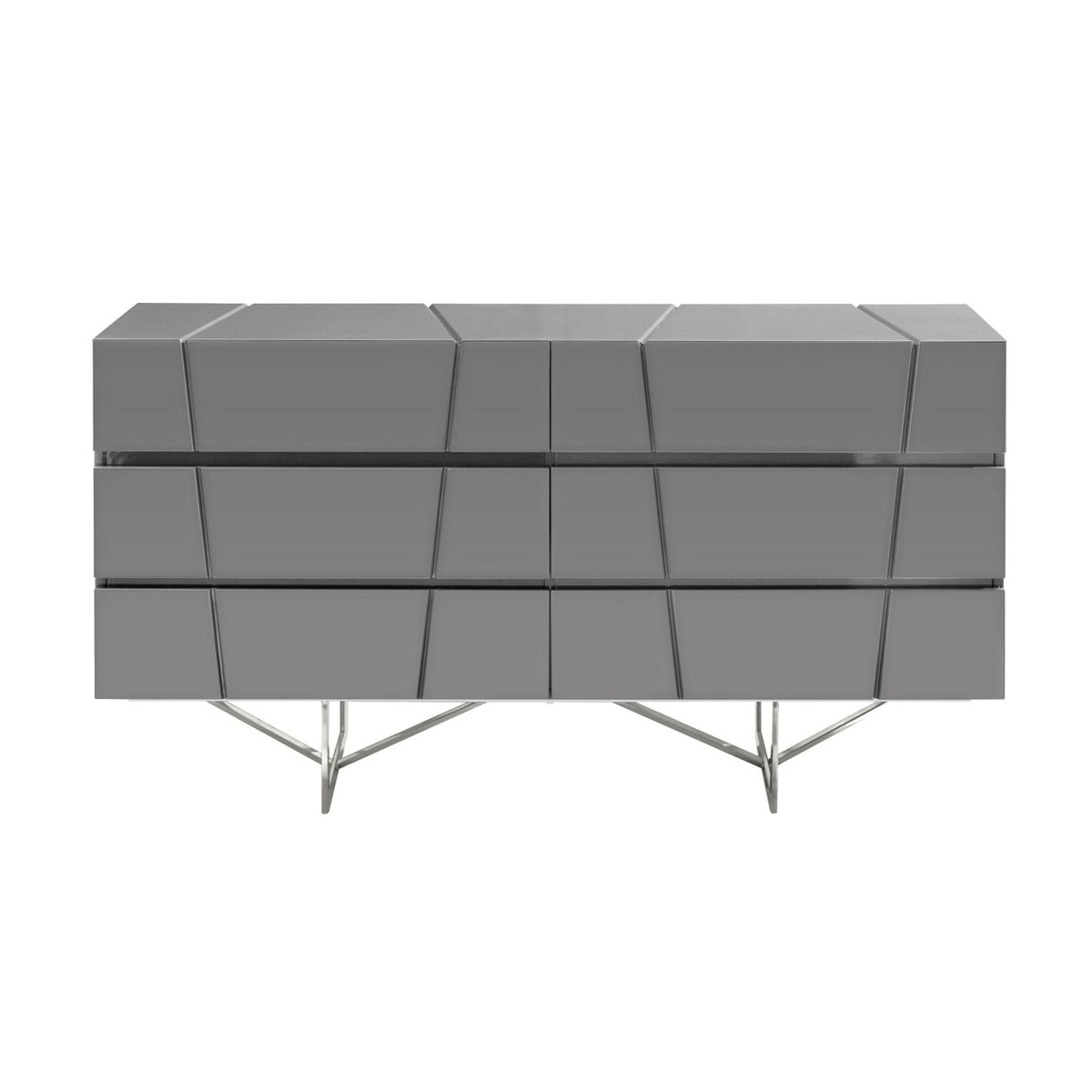 Gray 6-Drawer Dresser | OROA Modern Chrysler