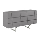 Gray 6-Drawer Dresser | OROA Modern Chrysler