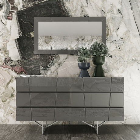 Gray 6-Drawer Dresser | OROA Modern Chrysler