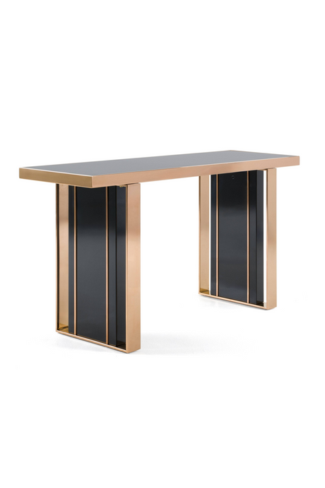 Black Glass Console Table | OROA Modern Cartier | Oroa.com