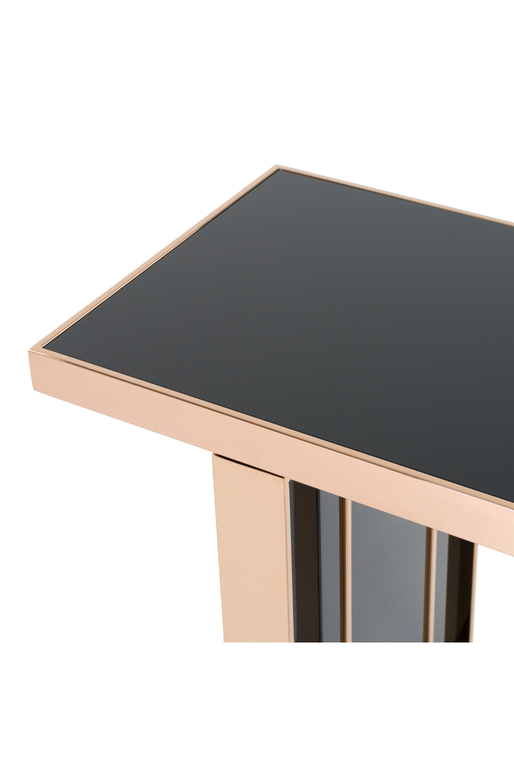 Black Glass Console Table | OROA Modern Cartier | Oroa.com