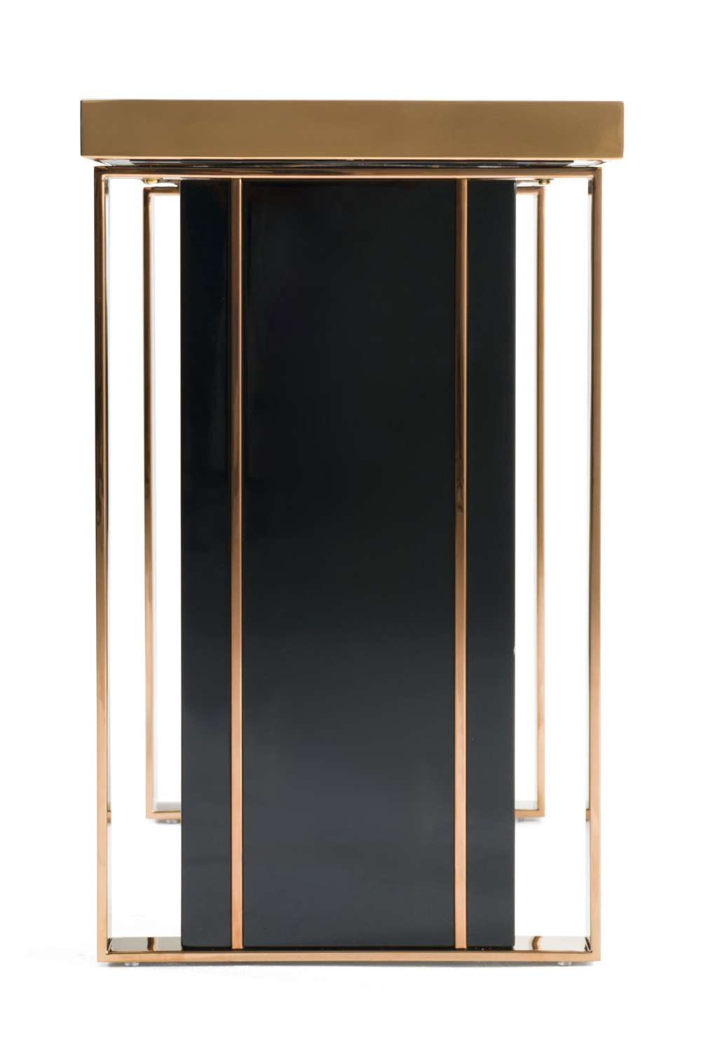 Black Glass Console Table | OROA Modern Cartier | Oroa.com