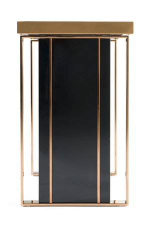 Black Glass Console Table | OROA Modern Cartier | Oroa.com