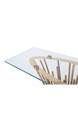Rosegold Base Console Table | OROA Modern Paxton | Oroa.com