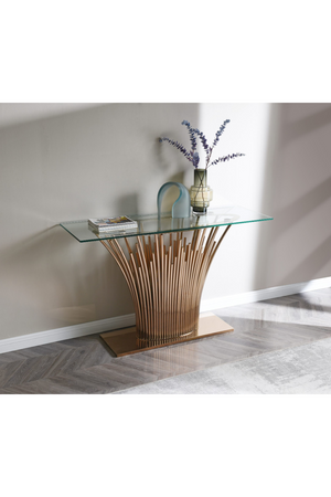 Rosegold Base Console Table | OROA Modern Paxton | Oroa.com
