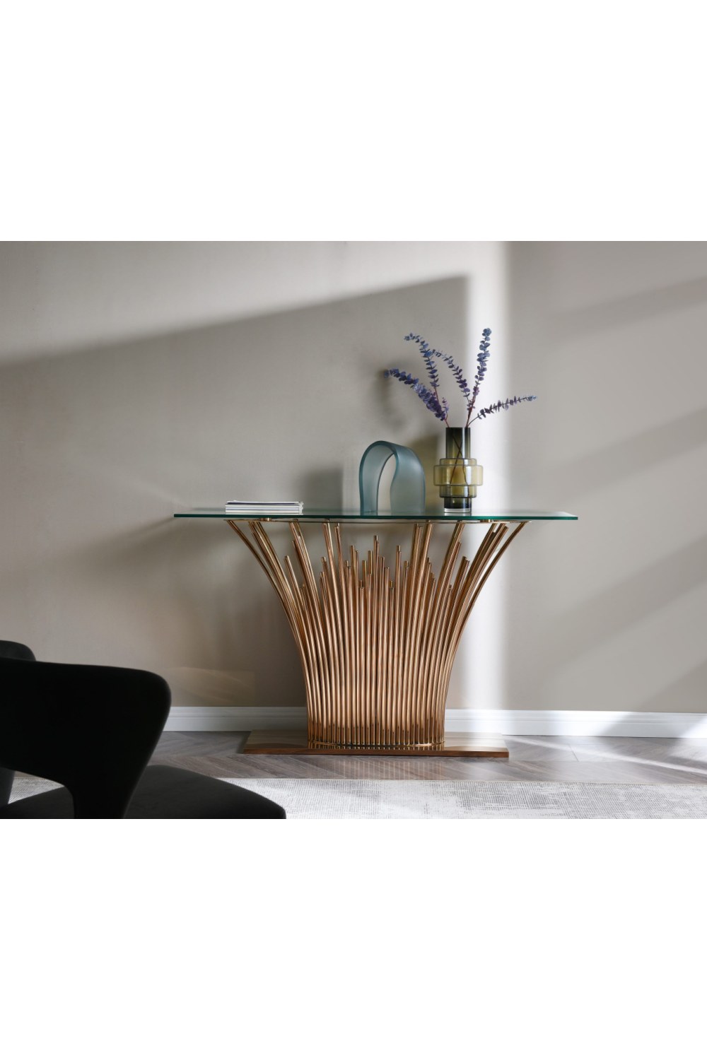 Rosegold Base Console Table | OROA Modern Paxton | Oroa.com
