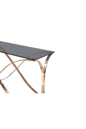 Smoked Glass Console Table | OROA Modern Reklaw | Oroa.com