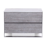 Gray Elm 4-Drawer Nightstand | OROA Modern Arlene