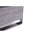 Gray Elm 4-Drawer Nightstand | OROA Modern Arlene