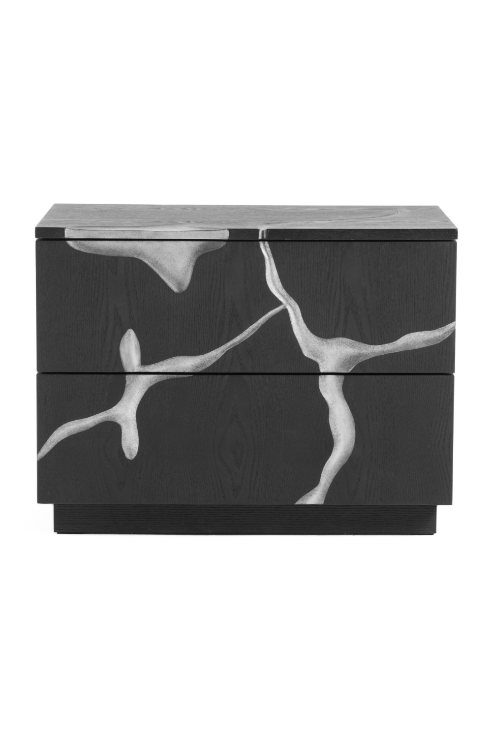 Matte Brown 2-Drawer Nightstand | OROA Modern Aspen | Oroa.com