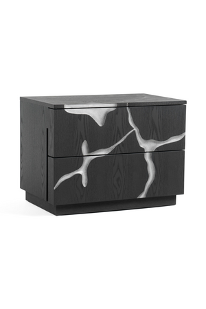 Matte Brown 2-Drawer Nightstand | OROA Modern Aspen | Oroa.com