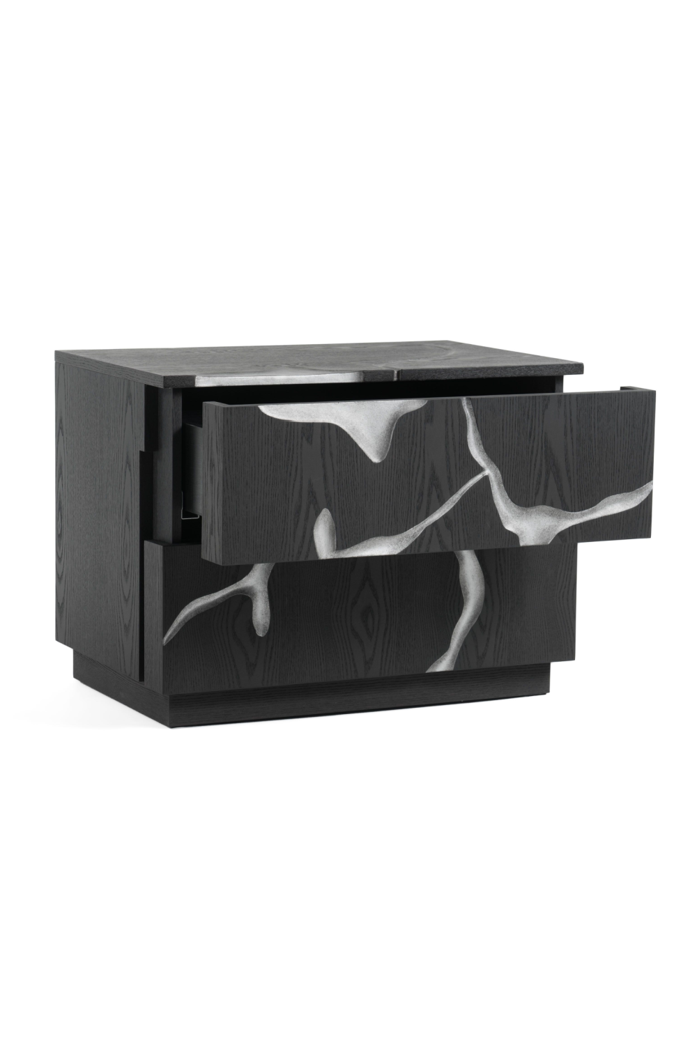 Matte Brown 2-Drawer Nightstand | OROA Modern Aspen | Oroa.com