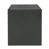 Gray Ash 2-Drawer Nightstand | OROA Modern Wales