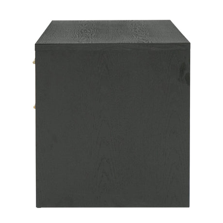 Modern European furniture - Gray Ash 2-Drawer Nightstand - www.oroa.com