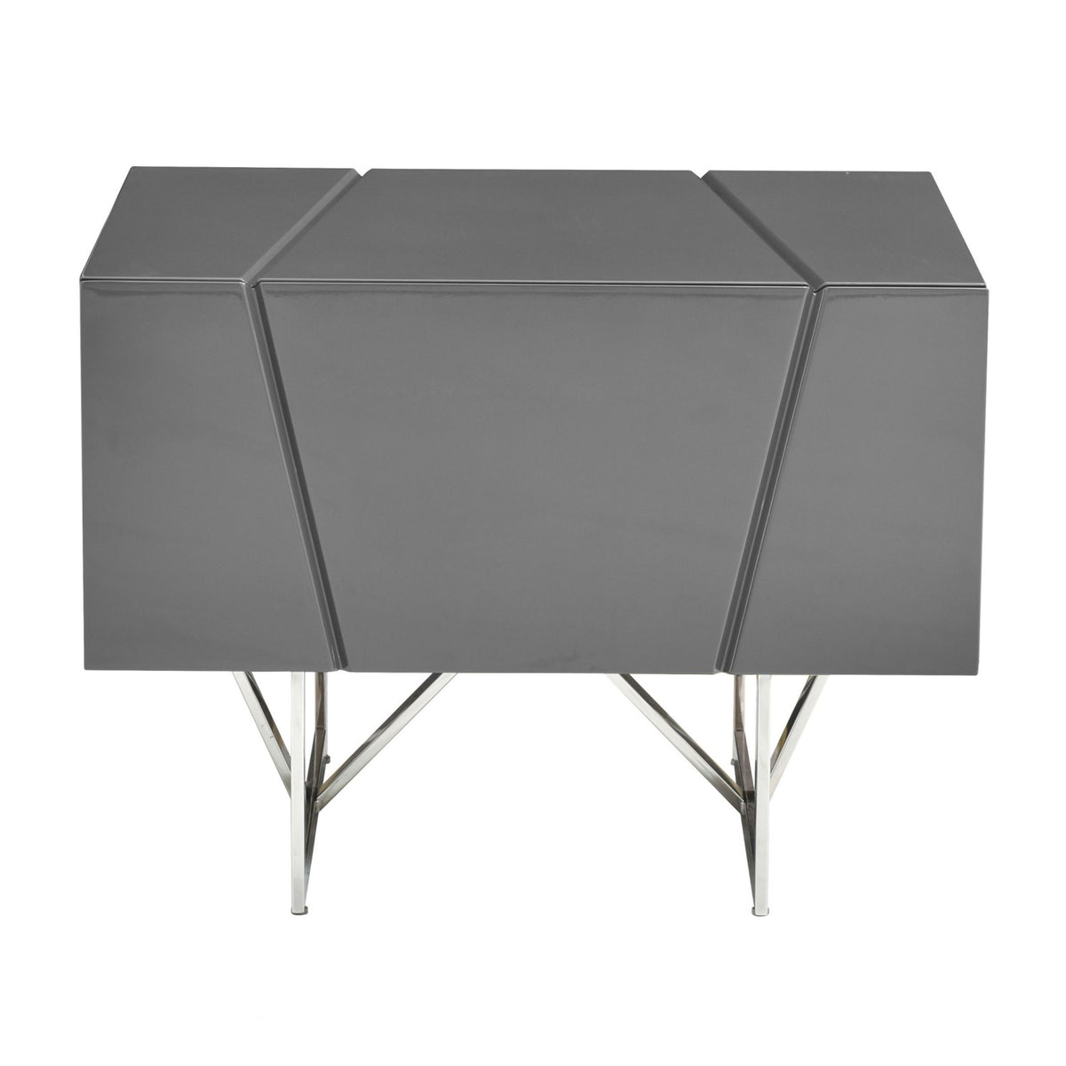 Gray 1-Drawer Nightstand | OROA Modern Chrysler