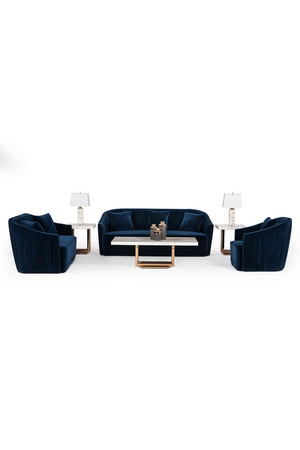 Blue Velvet Sofa | OROA Modern Palomar | Oroa.com