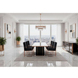 Black Gloss Dining Table | OROA Modern Cartier