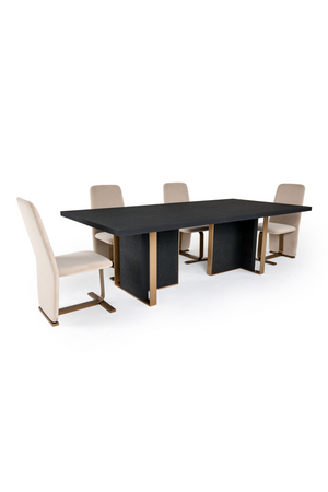 Black Ash Wood Dining Table | OROA Modern Tasha | Oroa.com