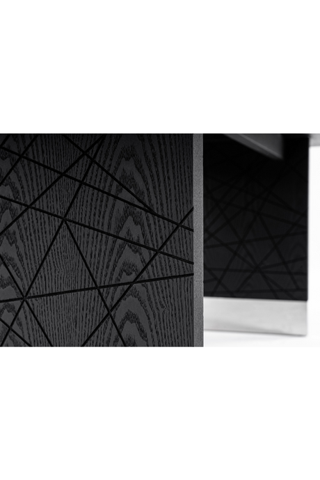 Black Ash Dining Table | OROA Modern Kenda | Oroa.com