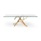 Modern European furniture - Tempered Glass Dining Table - www.oroa.com