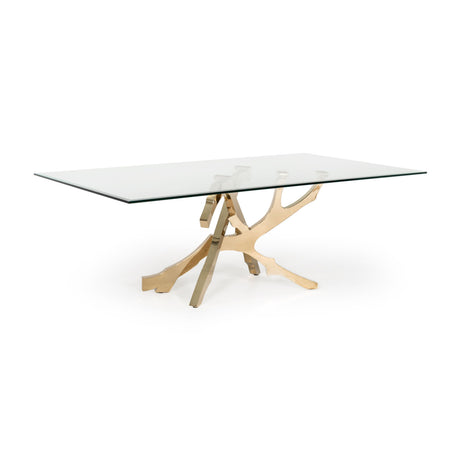Modern European furniture - Tempered Glass Dining Table - www.oroa.com