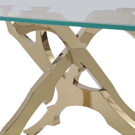 Modern European furniture - Tempered Glass Dining Table - www.oroa.com