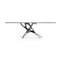 Modern European furniture - Tempered Glass Dining Table - www.oroa.com