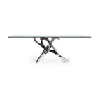 Modern European furniture - Tempered Glass Dining Table - www.oroa.com