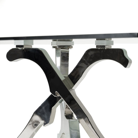 Modern European furniture - Tempered Glass Dining Table - www.oroa.com