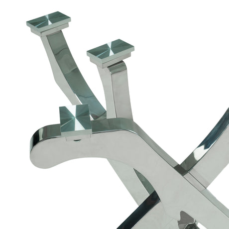 Modern European furniture - Tempered Glass Dining Table - www.oroa.com
