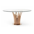 Round Glass Dining Table | OROA Modern Paxton