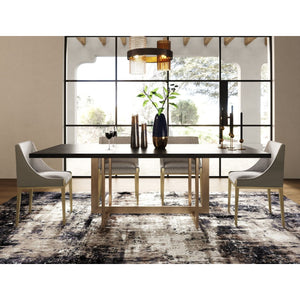   Black Ash Dining Table | Oroa.com