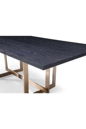Black Ash Dining Table | OROA Modern Pike | Oroa.com