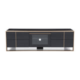Black 4-Drawer TV Stand | OROA Modern Cartier