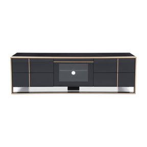 Modern European furniture - Black 4-Drawer TV Stand - www.oroa.com