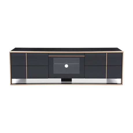Modern European furniture - Black 4-Drawer TV Stand - www.oroa.com
