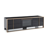 Black 4-Drawer TV Stand | OROA Modern Cartier