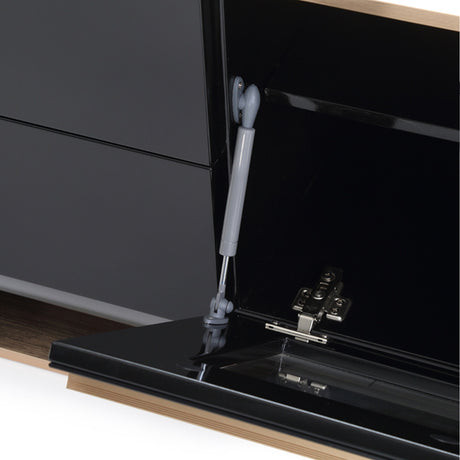 Modern European furniture - Black 4-Drawer TV Stand - www.oroa.com