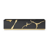 Black High Gloss & Gold TV Stand | OROA Modern Aspen | Oroa.com