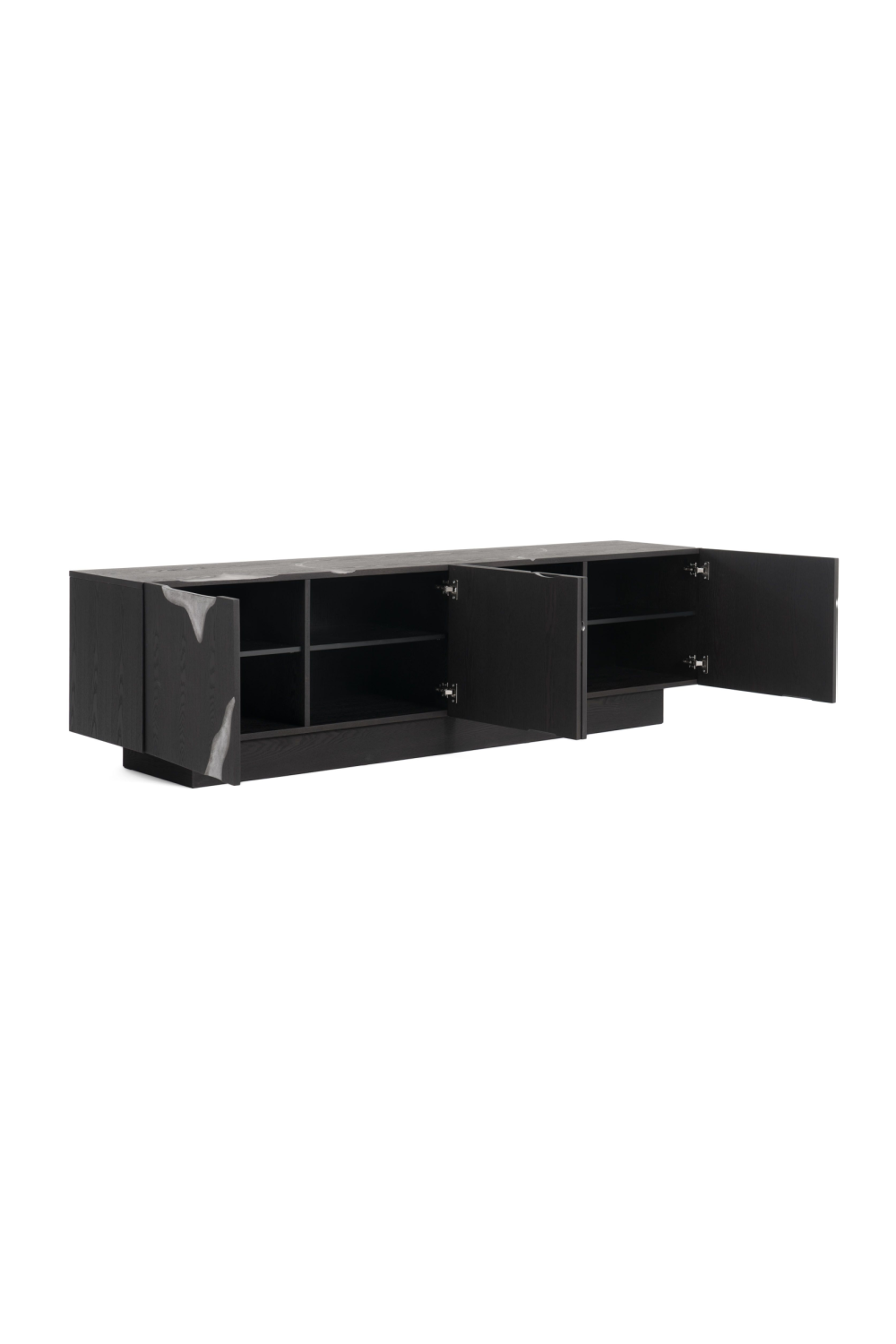 Matte Brown 4-Door TV Stand | OROA Modern Aspen | Oroa.com