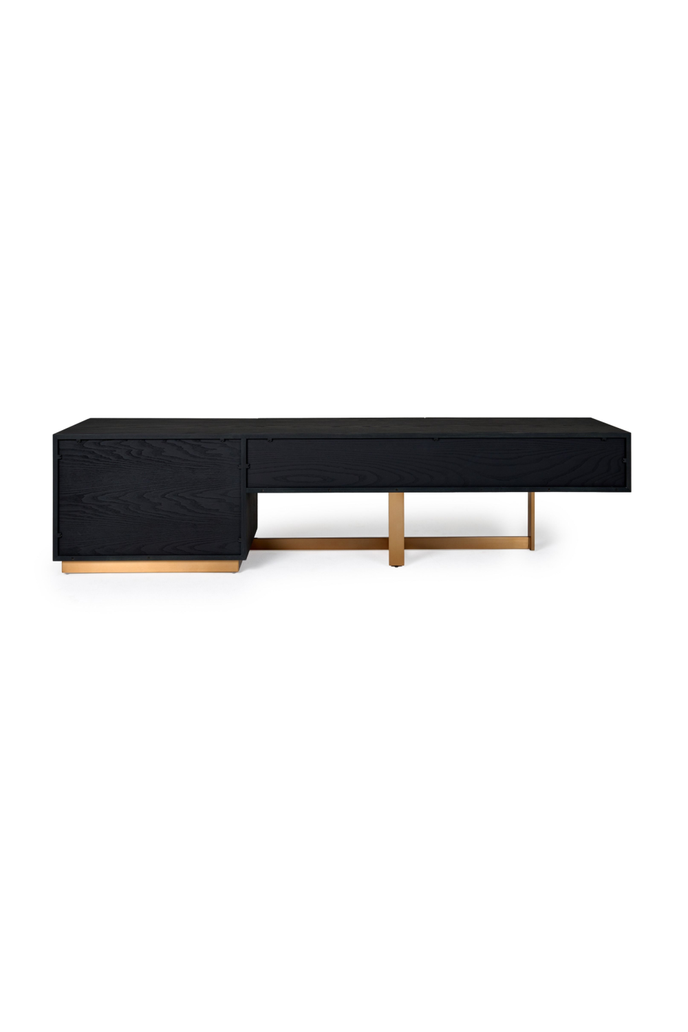 Black Ash 4-Drawer TV Stand | OROA Modern Tasha | Oroa.com