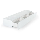 Glossy White 3-Drawer TV Stand | OROA Modern Chrysler
