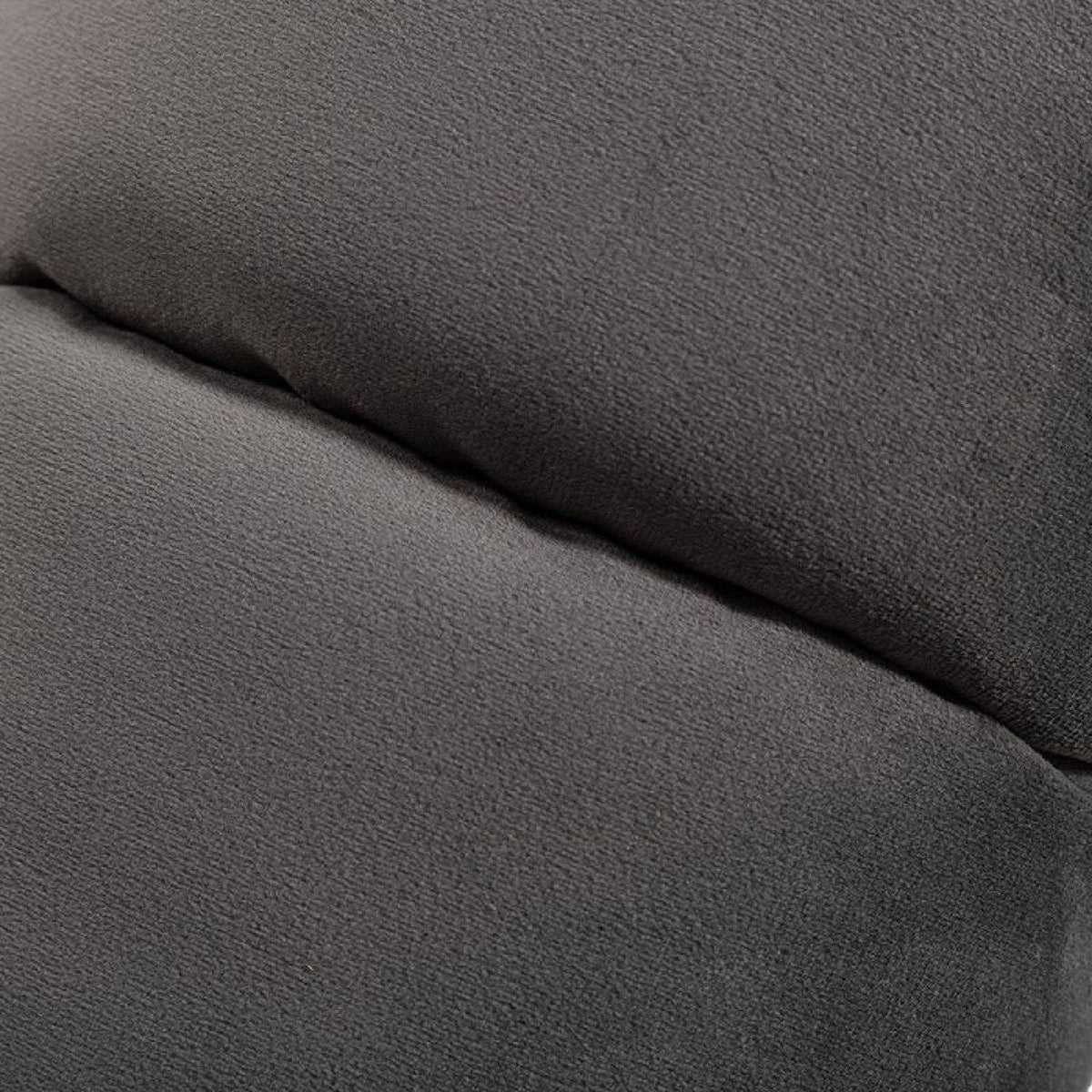 Gray Velvet Channeled Sofa | OROA Modern Jeremy