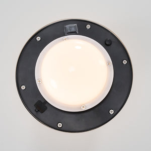   Outdoor White End Table with Solar Light M | Oroa.com