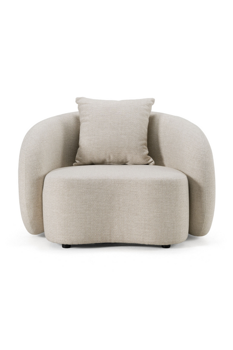 Beige Outdoor Lounge Chair | OROA Modern Tabarca | Oroa.com
