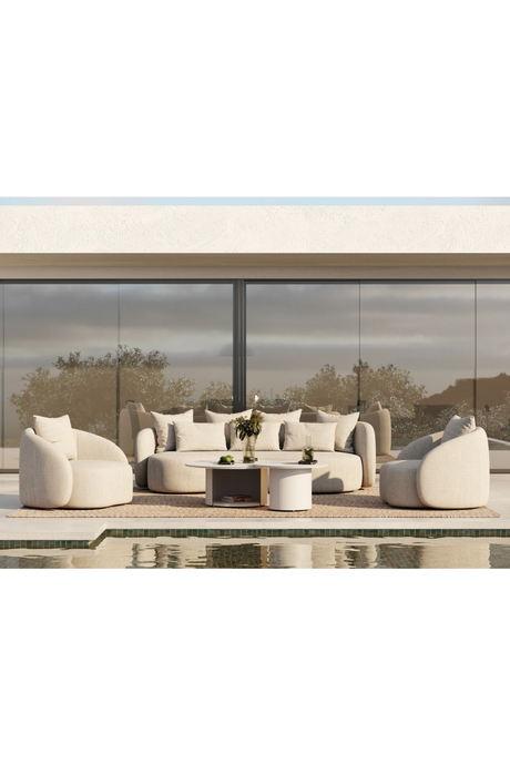 Beige Outdoor Lounge Chair | OROA Modern Tabarca | Oroa.com