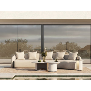   Beige Outdoor Sectional Sofa | Oroa.com